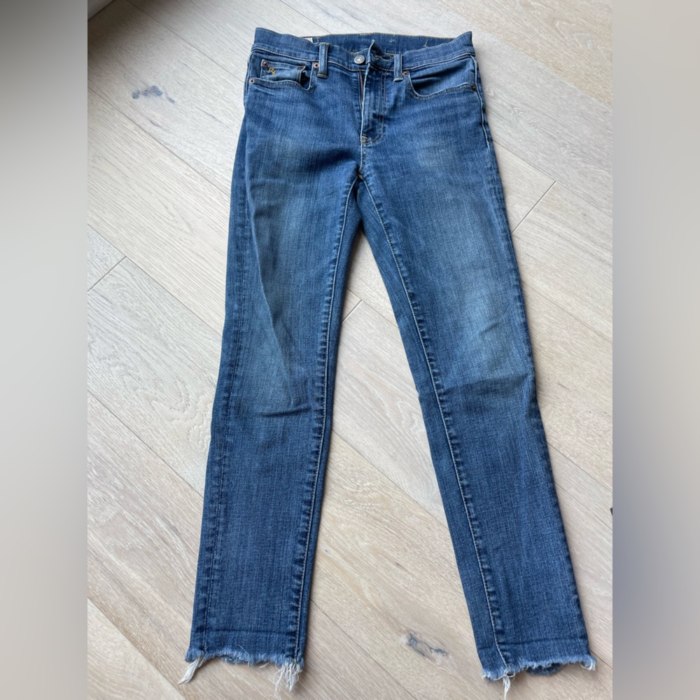 Polo Ralph Lauren Raw Hem High Rise Skinny Crop Jeans